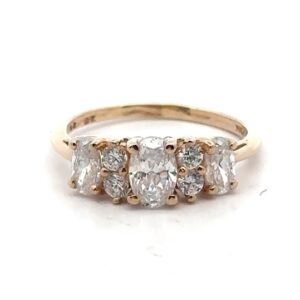 Ladies Cubic Zirconia Estate Ring 078218