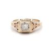 Princess Cut Diamond Ladies Estate Ring 078240