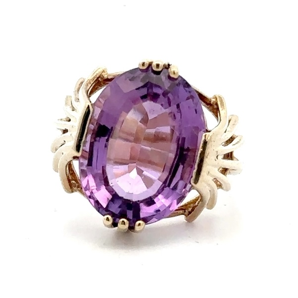 10k Amethyst Ladies Estate Ring 078243