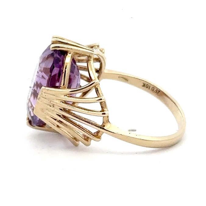 10k Amethyst Ladies Estate Ring 078243 - Image 2