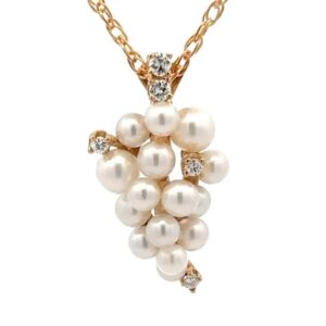Pearl & Diamond Estate Pendant 078277
