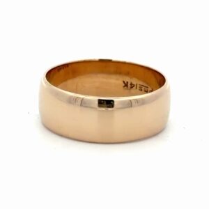 Men's 7.65mm Wide Gold Estate Band 071490