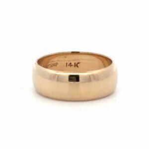 Lady's 14K Gold Band Estate Ring 071775