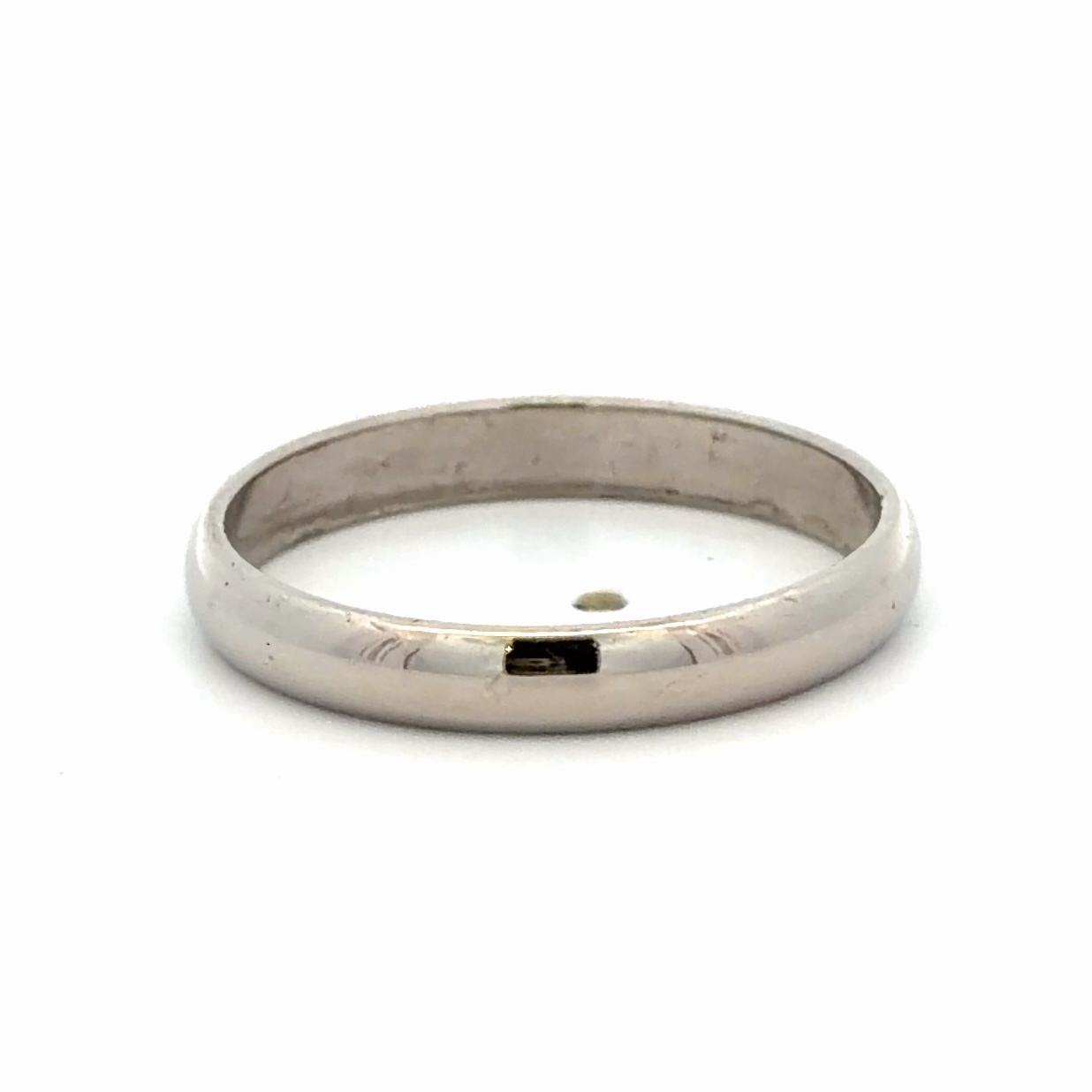 Lady's Estate Platinum Band 072042 - Image 2