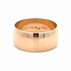 Ladies Gold Band Estate Ring 075856