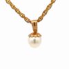4.70mm Single Pearl Estate Pendant 078329