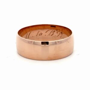 14K Rose Gold Estate Band 7432