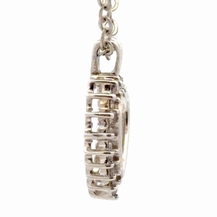 Lady's Diamond Heart Estate Pendant 002120 - Image 4