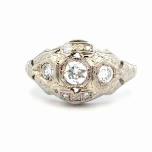 Lady's Vintage Diamond Estate Ring 077192