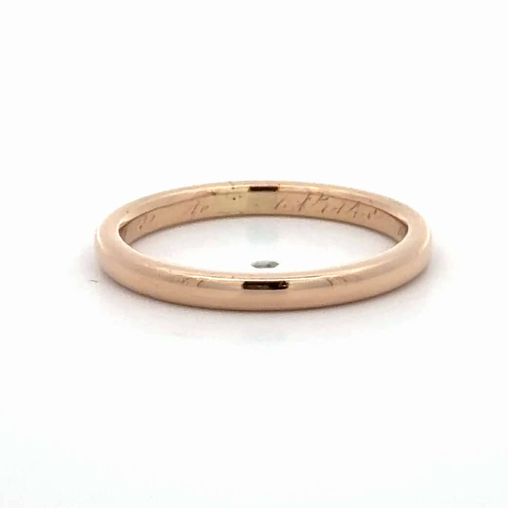 Lady's Gold Estate Band 078051 - Image 3