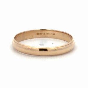 Mens 14K Gold Estate Band 078052