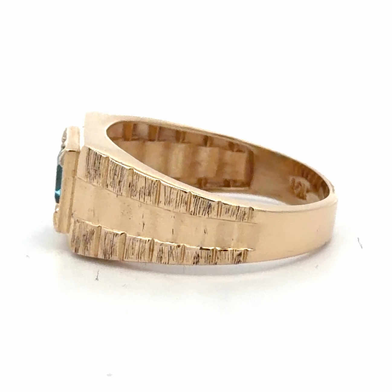 Men's Blue Topaz Estate Ring 078093 - Image 2