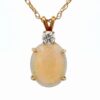 4.60ct Lady's Opal Estate Pendant 090302