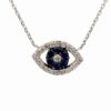 Sapphire & Diamond Eye Lady's Estate Pendant 077211