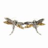 Dragonfly Sterling Silver & Gold Nugget Earrings EP076